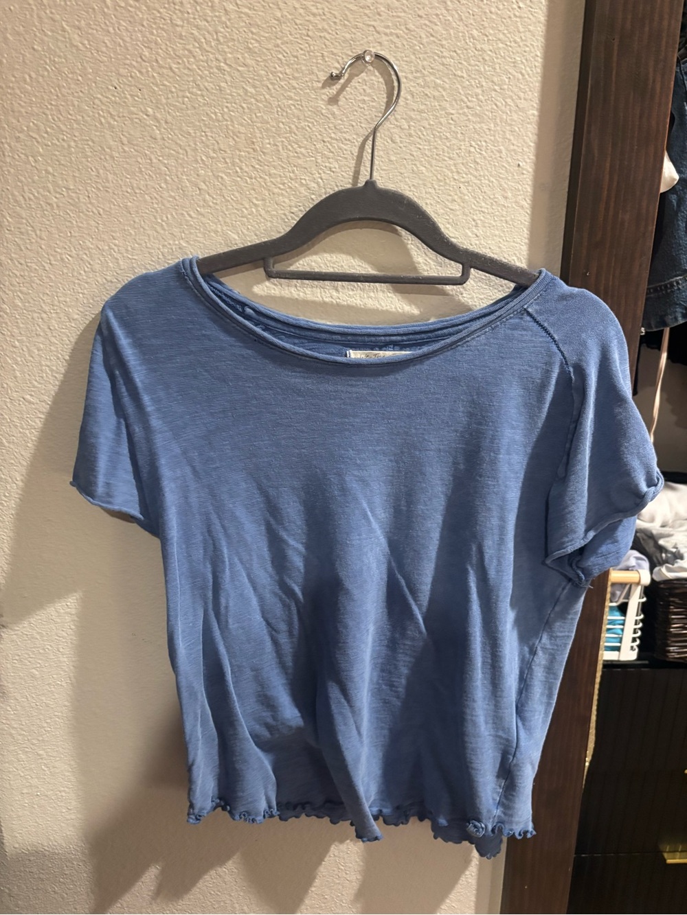 We The Free Sky Blue Short Sleeve Tee